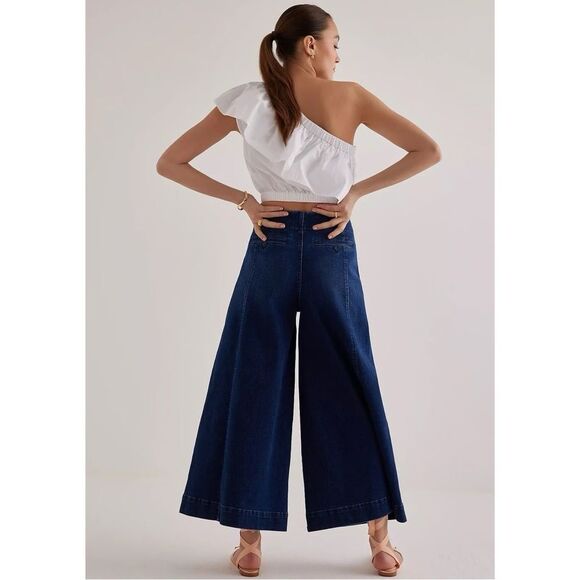 Anthropologie Maeve Wide-Leg Jeans - Picture 3 of 8